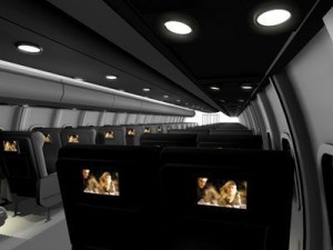 interior plane Modello 3D