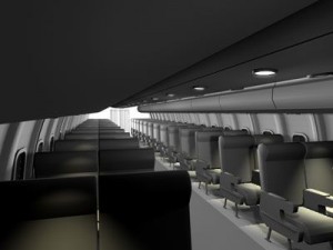 interior plane Modello 3D