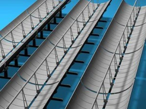 solar thermodynamic panels 3D Model