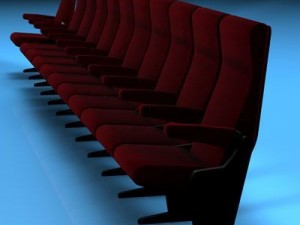 theatre seats 3D Модель