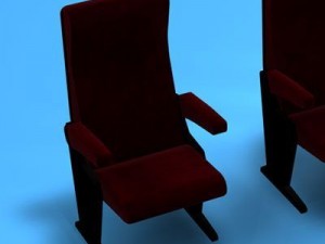theatre seats 3D Модель