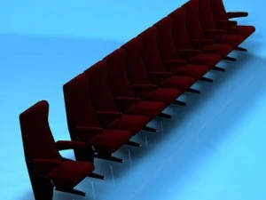 theatre seats 3D Model