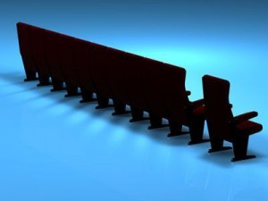 theatre seats 3D Модель