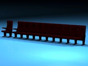 theatre seats 3D Модель