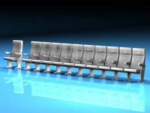 theatre seats 3D Модель