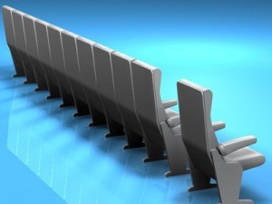 theatre seats 3D Модель