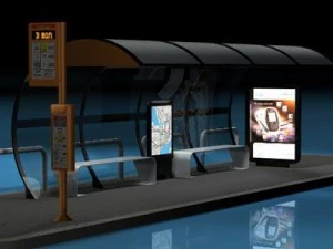 Bushaltestelle1 3D Modell