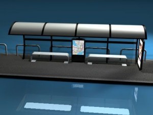 bus stop1 Model 3D