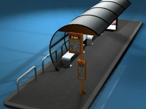 bus stop1 3D Model
