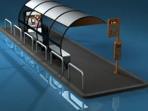 bus stop1 3D Model