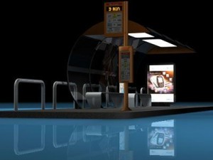 bus stop1 Model 3D