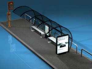 bus stop1 Model 3D