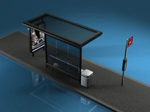bus stop2 3D Model