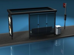 bus stop2 Modello 3D