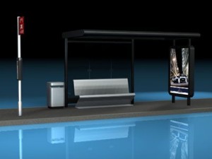 bus stop2 Modello 3D