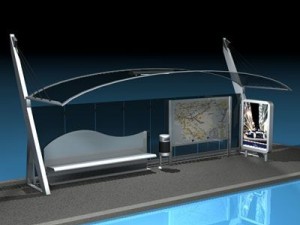 bus stop3 3D 모델