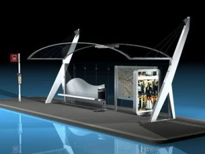 halte bus3 Model 3D