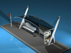 halte bus3 Model 3D