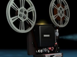 film projector Modelo 3D