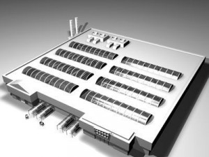 market building 3D Model