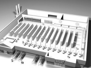 market building 3D Модель