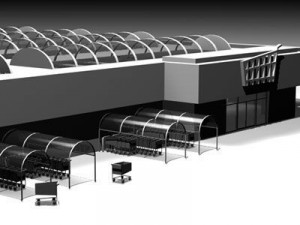 market building 3D Модель
