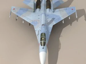 su27 flanker camo2 3D Model