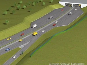 highway scene 3D Model
