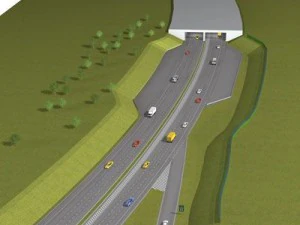 highway scene 3D Model