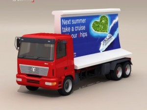 ad truck 3D Model