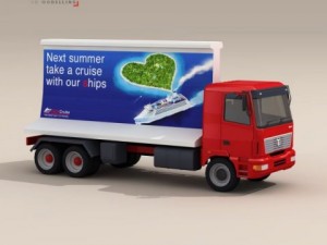 ad truck 3D Model
