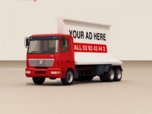 ad truck 3D Model