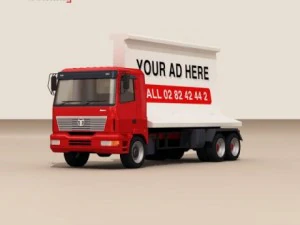 ad truck 3D Model