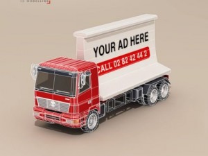 ad truck 3D Model