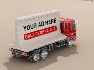 ad truck 3D Model