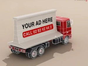 ad truck 3D Model