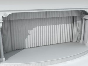 theatre stage 3Dモデル