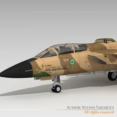 토네이도 고급 RSAF 3D 모델 .c4d .max .obj .3ds .fbx .stl .blend 