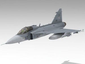 jas 39 hungarian 3D Модель