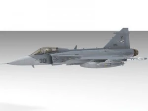 jas 39 h&uacute;ngaro Modelo 3D