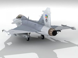 jas 39 south african 3D Model
