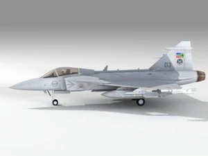 jas 39 south african 3D Model
