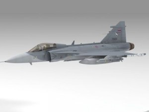 jas 39a thai 3D Model