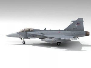 jas 39a thai 3D Model