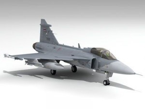 jas 39a thai 3D Model