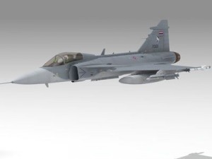 jas 39a thai 3D Model