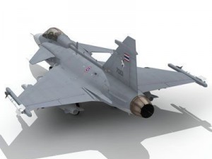 jas 39a thai 3D Model