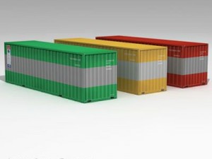 cargo containers 3D Model