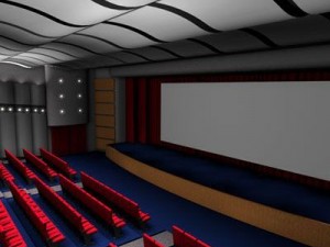 movie theatre 3D-Modell