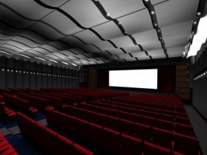 movie theatre 3D Модель